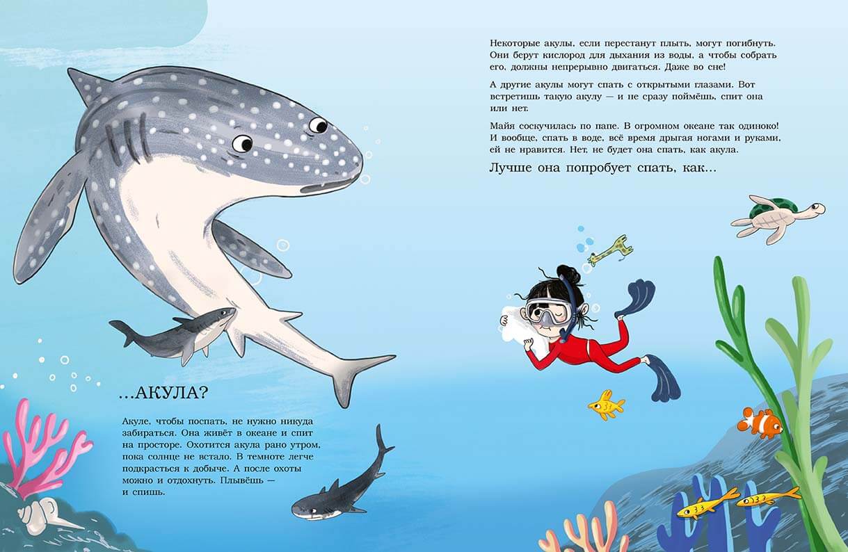 Спать, как акула