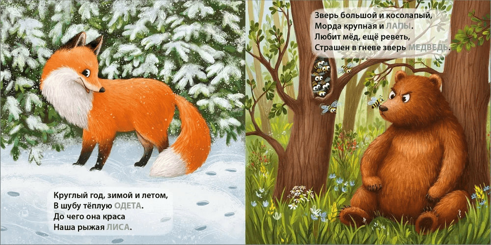 Загадки-рифмы. Дикие животные